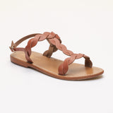 BURKE Sandale neutre en cuir