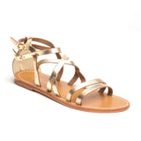 IPOMENA Sandale brillante en cuir