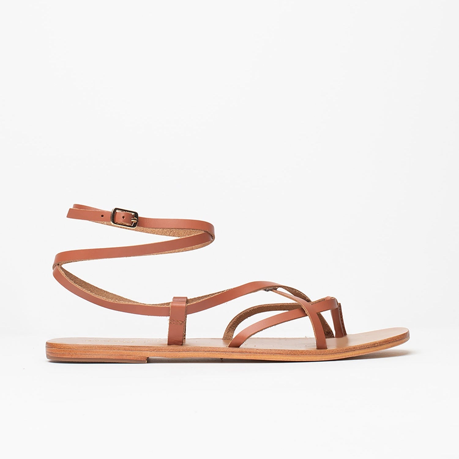 ELANIE Sandale neutre en cuir