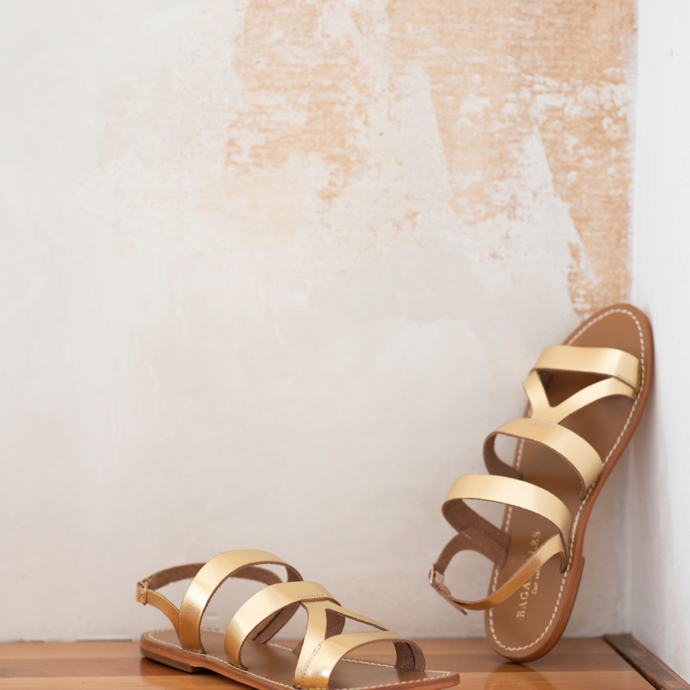 Jade sandales en cuir
