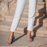 GOLDY talons en cuir