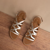 Georgie sandales en cuir