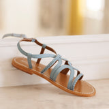 Georgie sandales en cuir