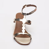 GINNY talons en cuir
