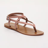 UNION sandales entre-doigts en cuir