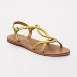 CLORINDE sandales en cuir