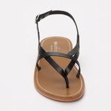 ADARSHA sandales entre-doigts en cuir