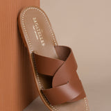 Aditri mules en cuir