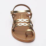 AGNES sandales entre-doigts en cuir