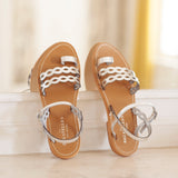 AGNES sandales entre-doigts en cuir