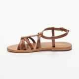 Aishwarya sandales en cuir