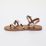 AKALKA sandales entre-doigts en cuir