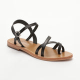 AKALKA sandales entre-doigts en cuir