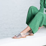 CHAMPAKMALA sandales en cuir