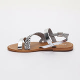 CHANDRABALI sandales en cuir