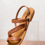 CHANDRABALI sandales en cuir