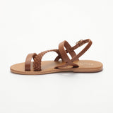 CHANDRABALI sandales en cuir