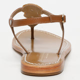 VIDLERI sandales en cuir camel