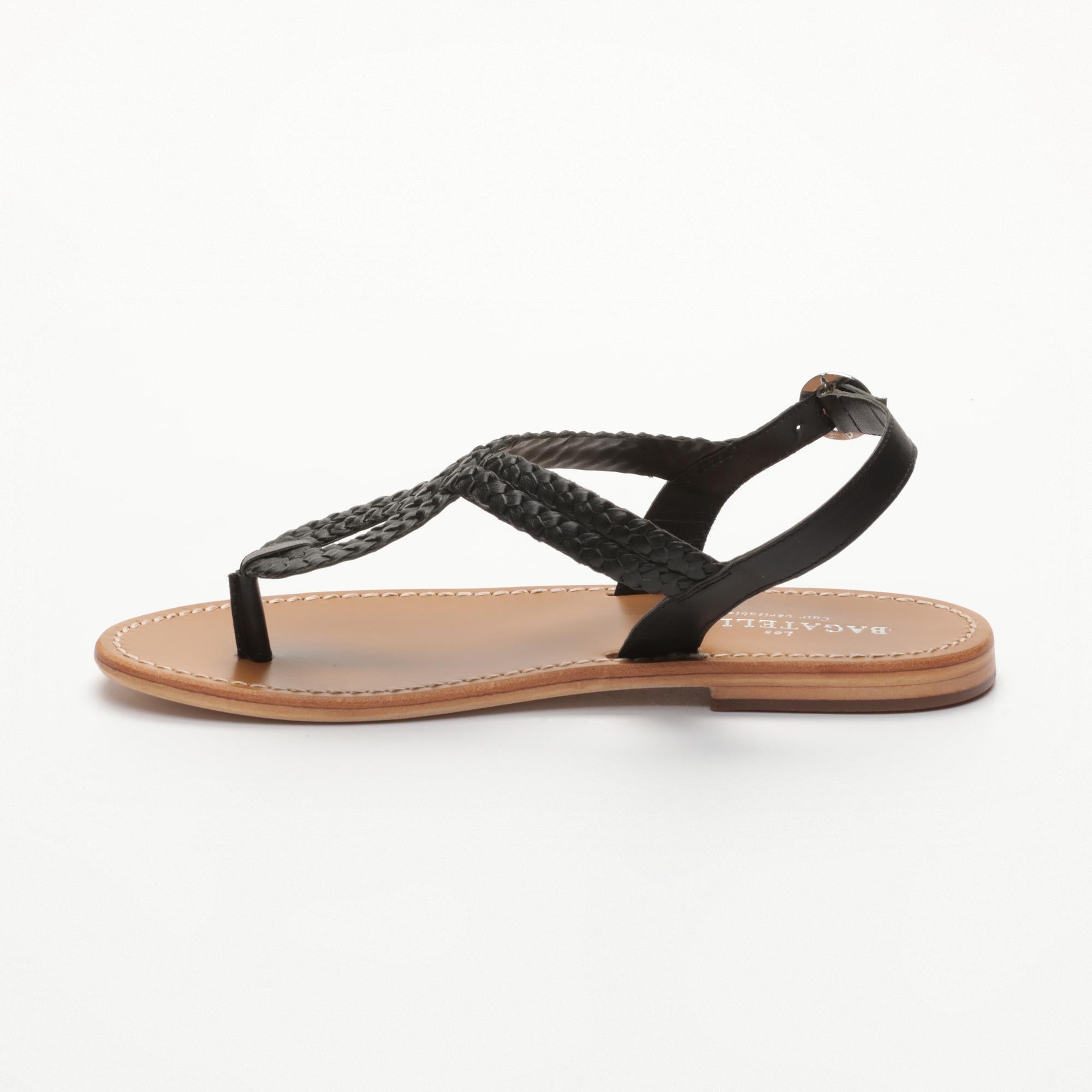 CHADRIMA sandales en cuir black