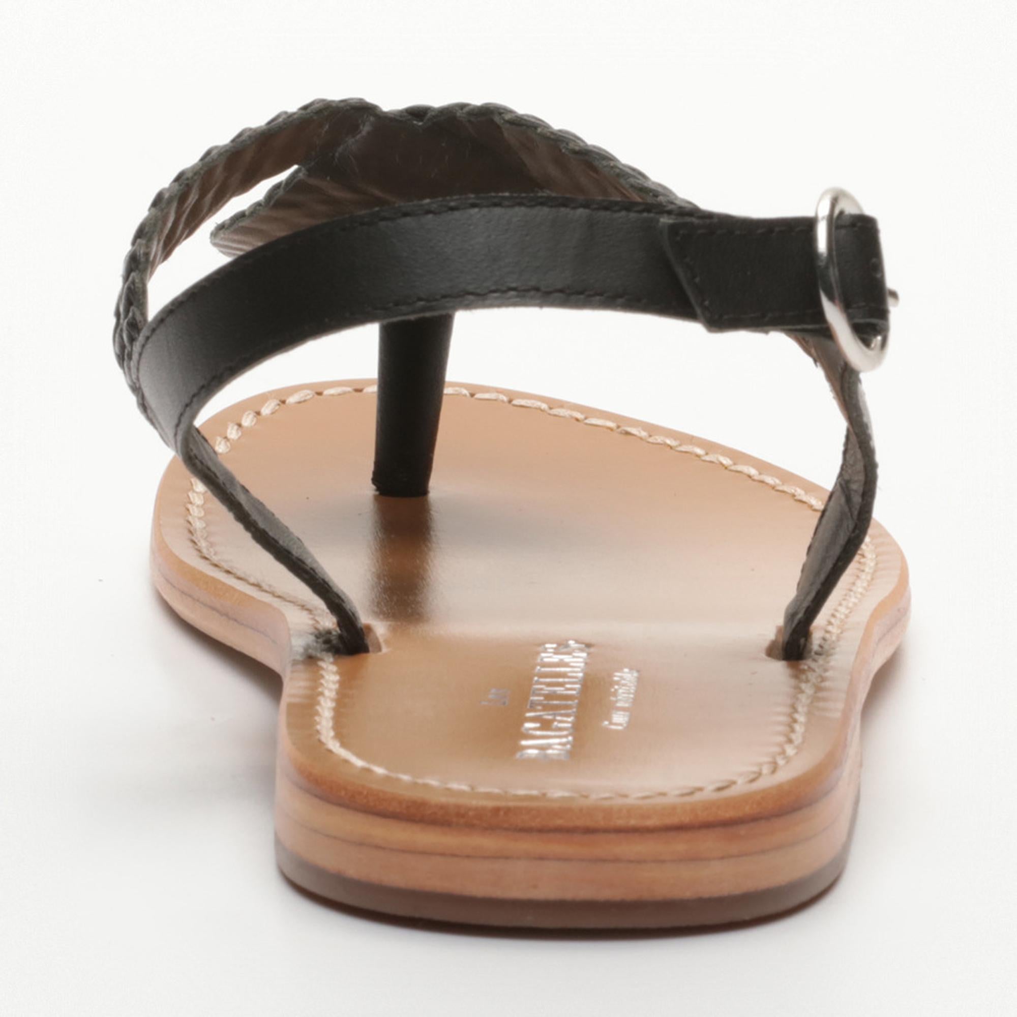 CHADRIMA sandales en cuir black