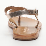 CHADRIMA sandales en cuir gold