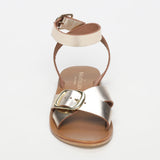 CHAITALEE sandales en cuir gold