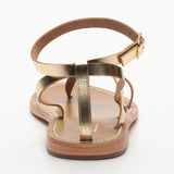 CHANDANIKA sandales en cuir darkgold