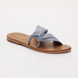 CHICORY sandales en cuir skyblue