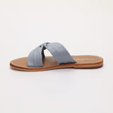 CHICORY sandales en cuir skyblue