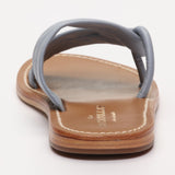 CHICORY sandales en cuir skyblue
