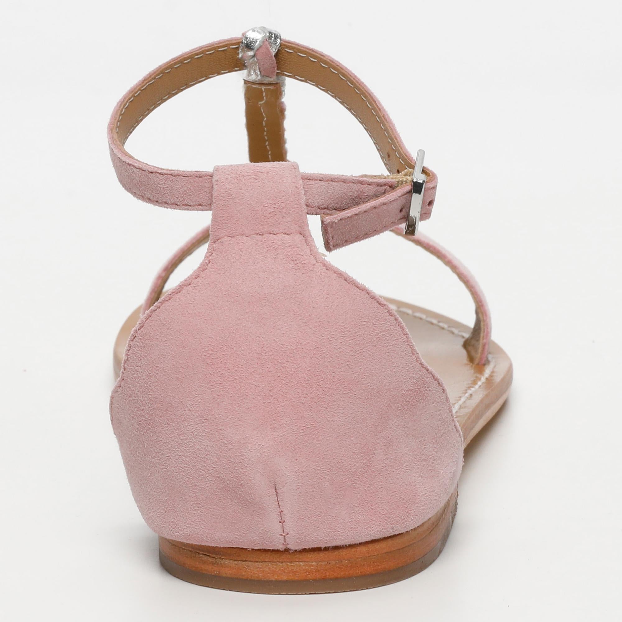 CLARK sandales en cuir pink+silver