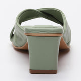 COAHOMA sandales en cuir lightgreen