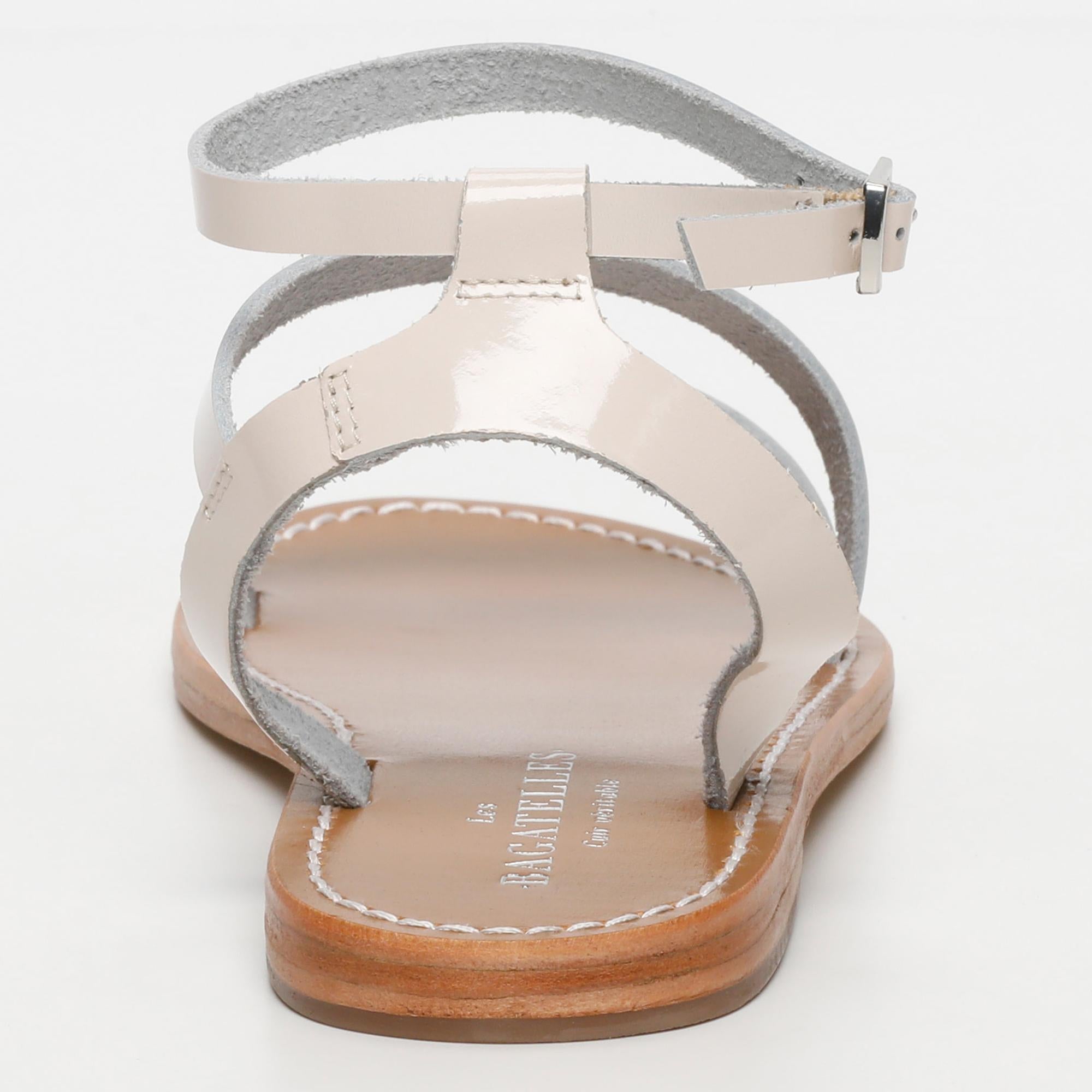 CONEY sandales en cuir lightpinkpatent