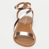 CONEY sandales en cuir rosegold