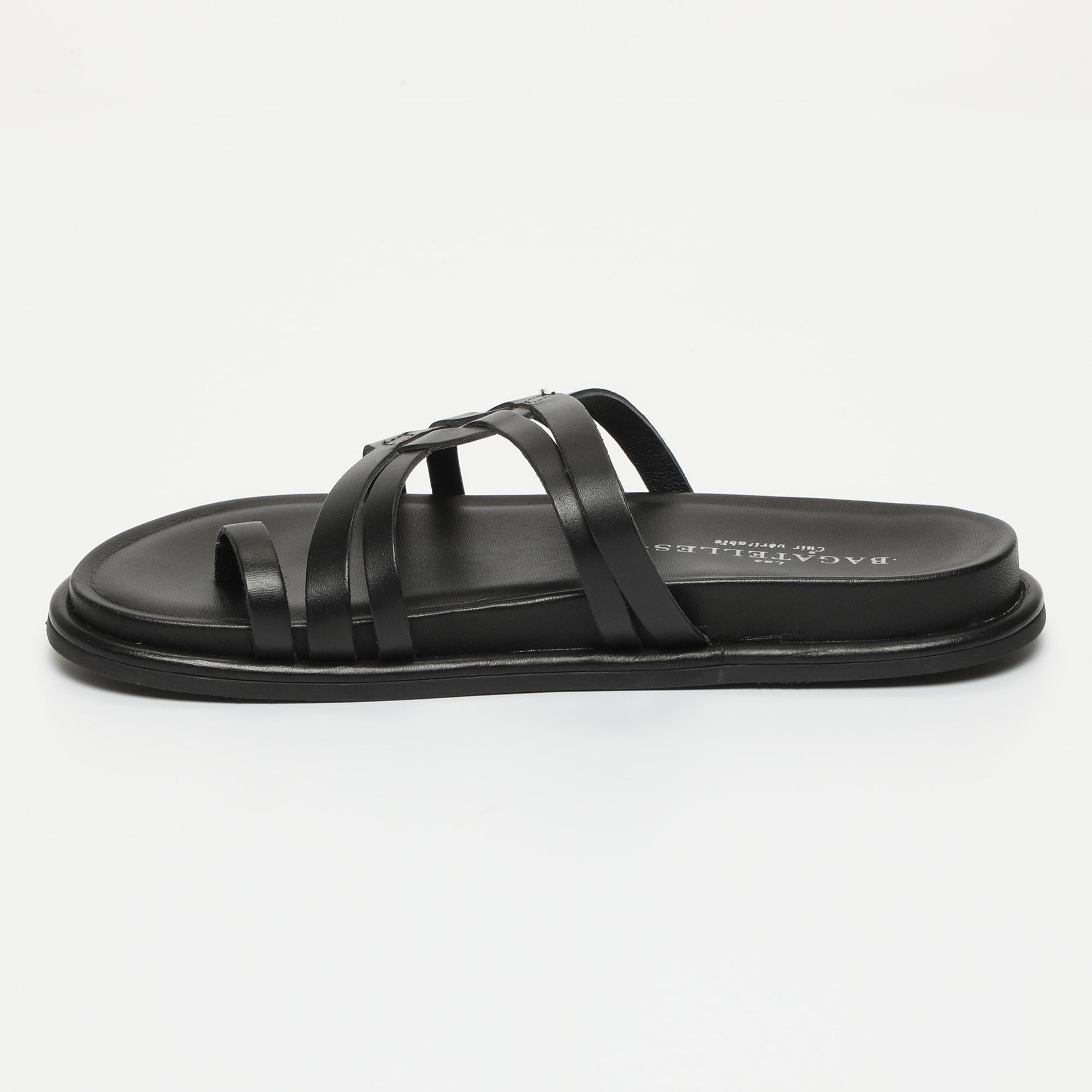 CREMA sandales en cuir black