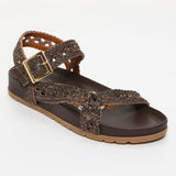 MENUCA sandales en cuir marron