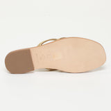 EGANA sandales en cuir darkgold