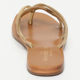 EGANA sandales en cuir darkgold