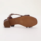 ETANIA sandales en cuir burgundy