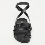 GELA sandales en cuir black