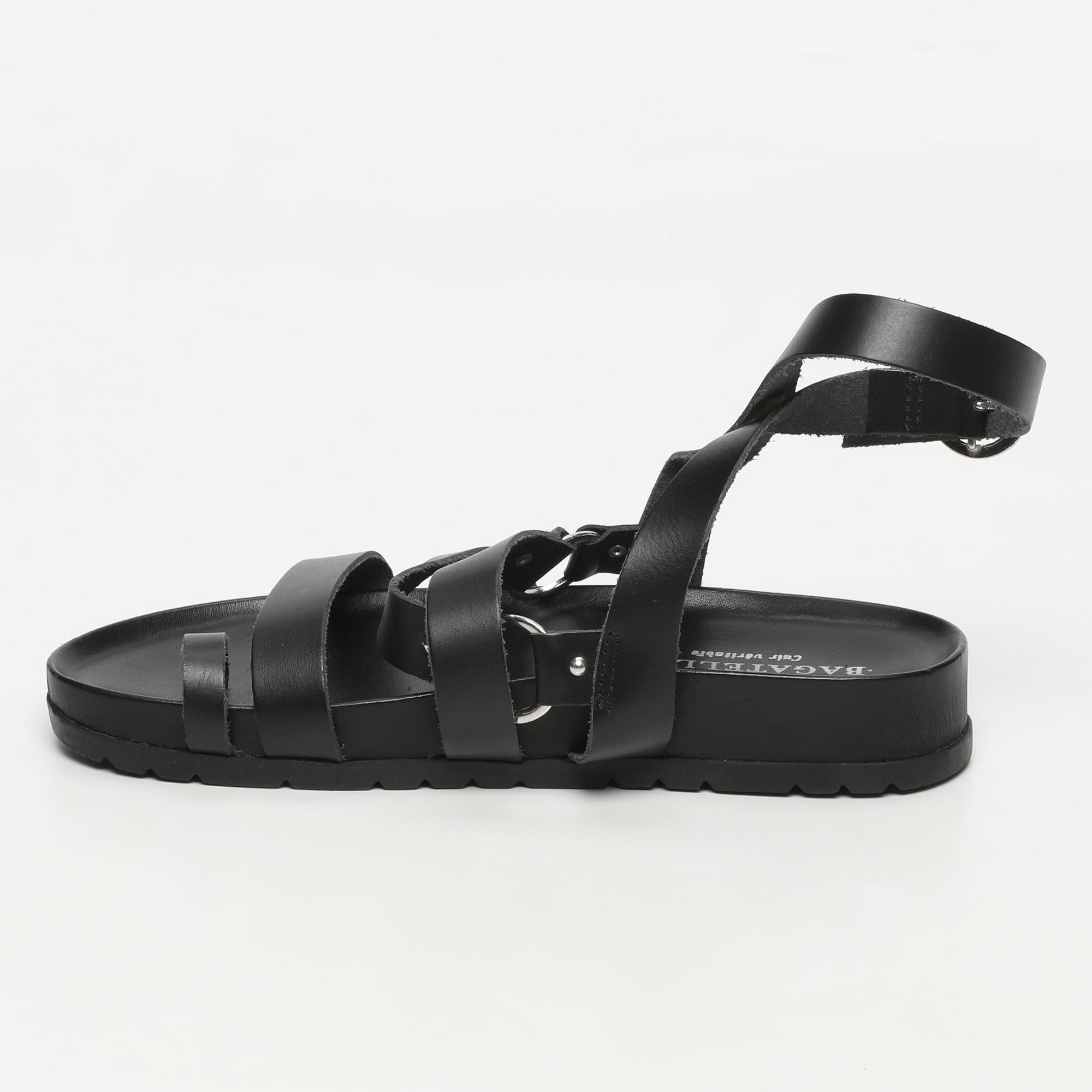 GELA sandales en cuir black