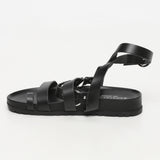 GELA sandales en cuir black