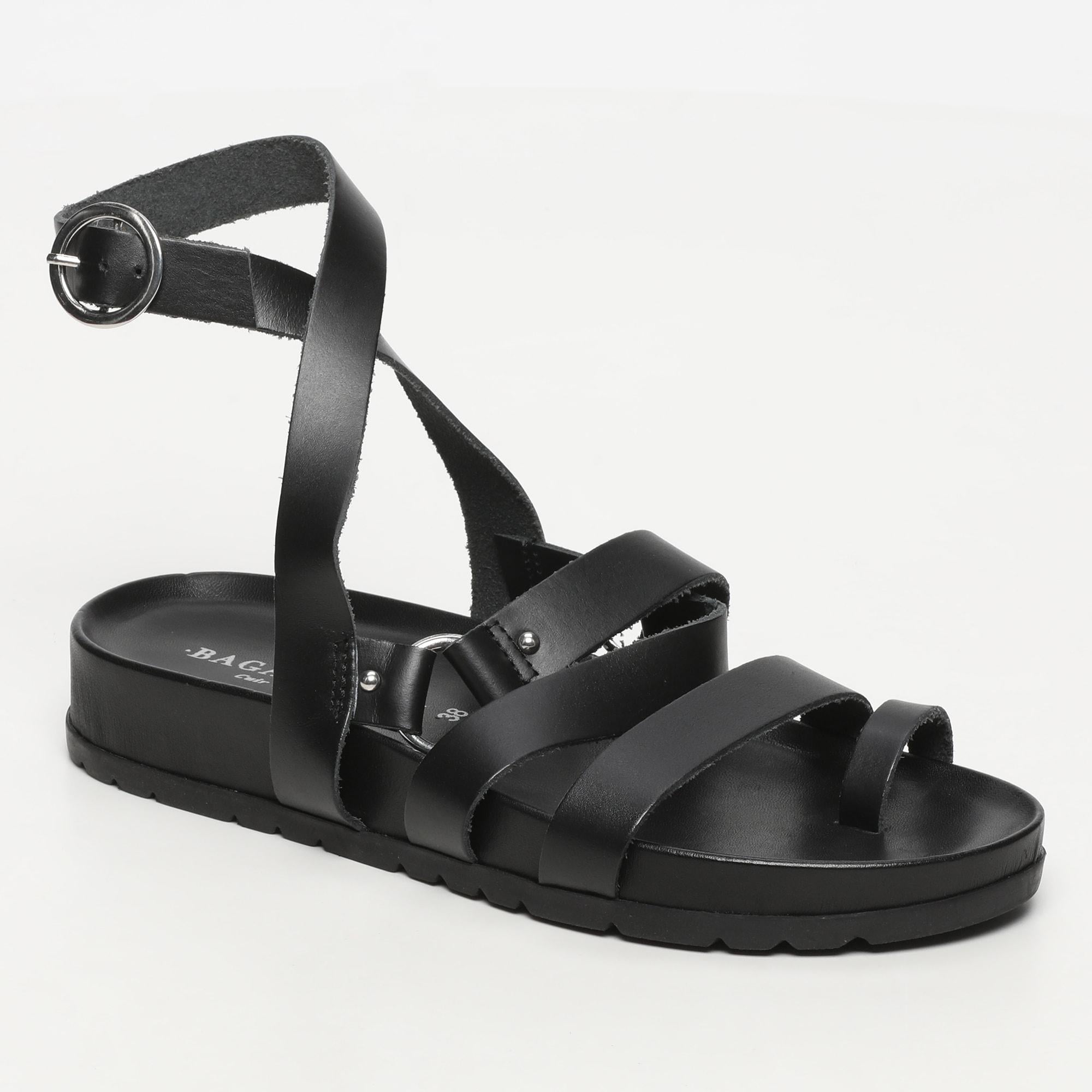GELA sandales en cuir black