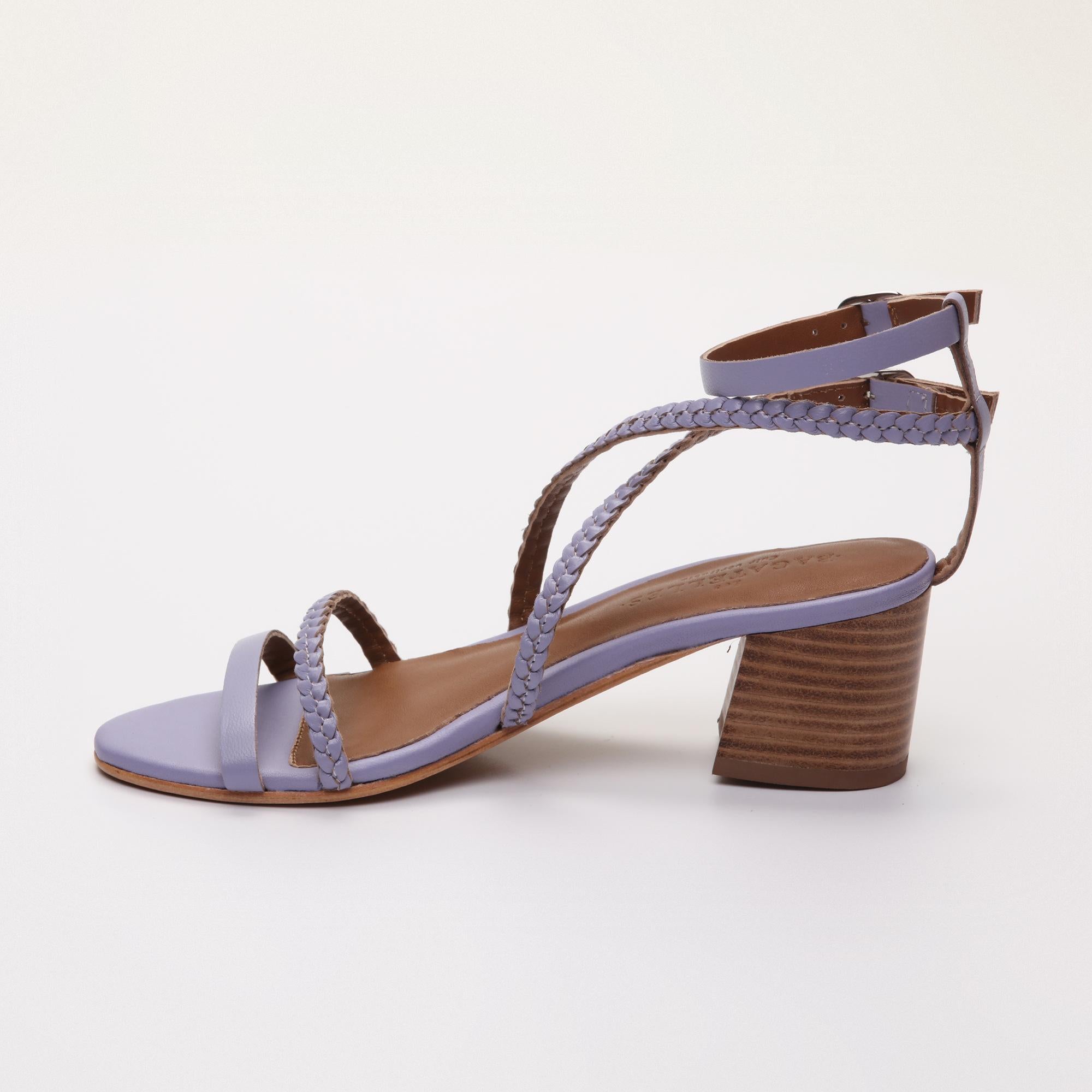 GENTRY sandales en cuir lavender