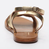 GIANA Sandale brillante en cuir