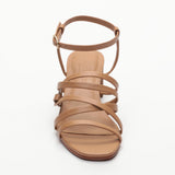 GRAYCEN sandales en cuir lighttan