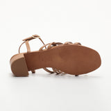 GRAYCEN sandales en cuir lighttan