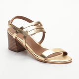 GRETEL sandales en cuir darkgold