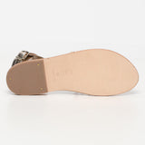 GUALJAINA  sandales en cuir gold