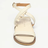 RUVONNE sandales en cuir blanc off